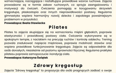 plan zajęć