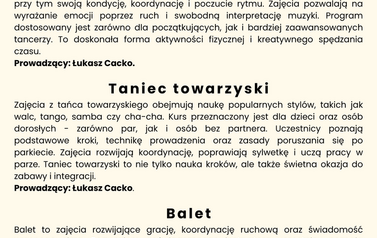 plan zajęć