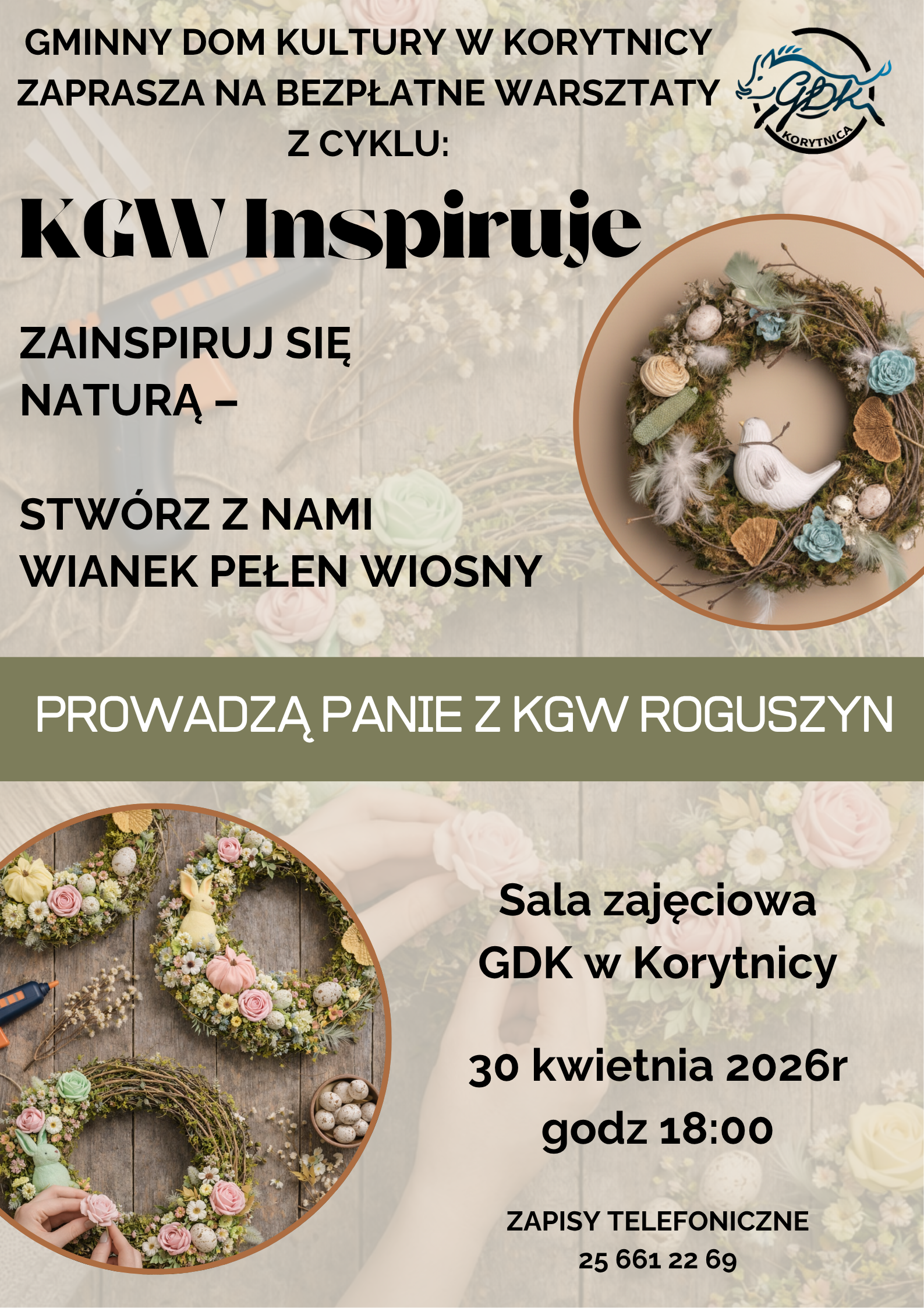 plakat warsztat&oacute;w