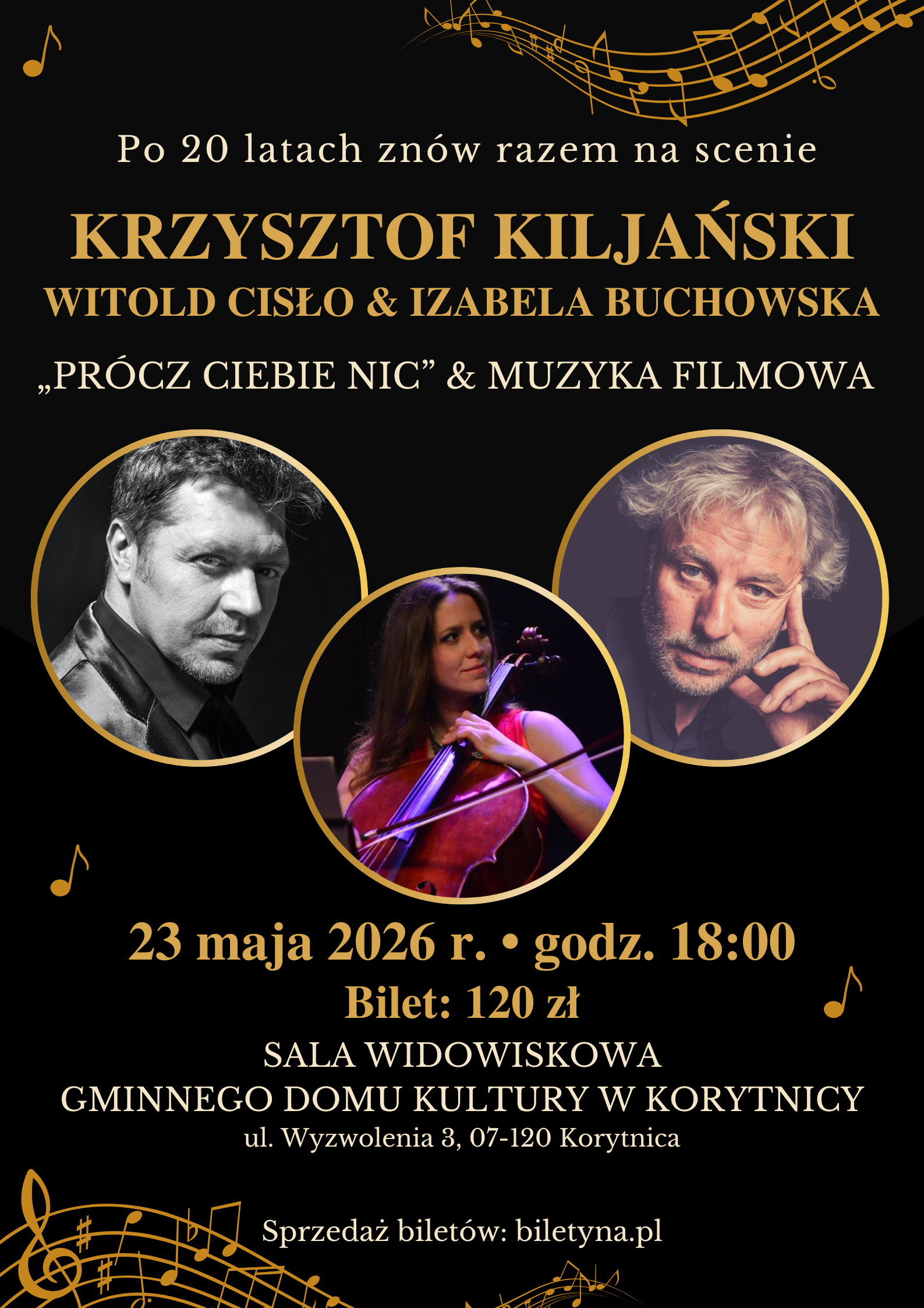 plakat koncertu