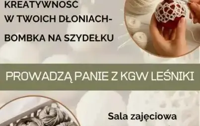 Zdjęcie do KGW Inspiruje - bombka na szydełku