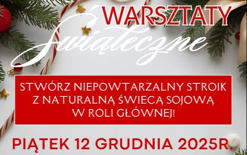 Warsztaty świąteczne plakat