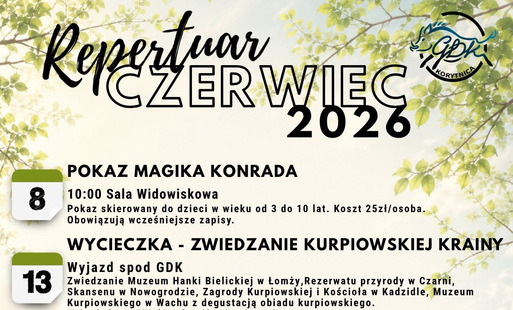 Zdjęcie do Repertuar Czerwiec 2026